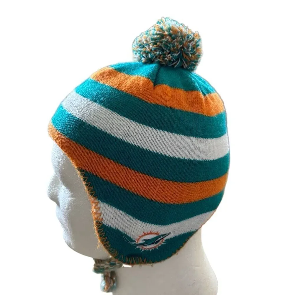 Miami Dolphins Kid’s Knit Cap With Pom
